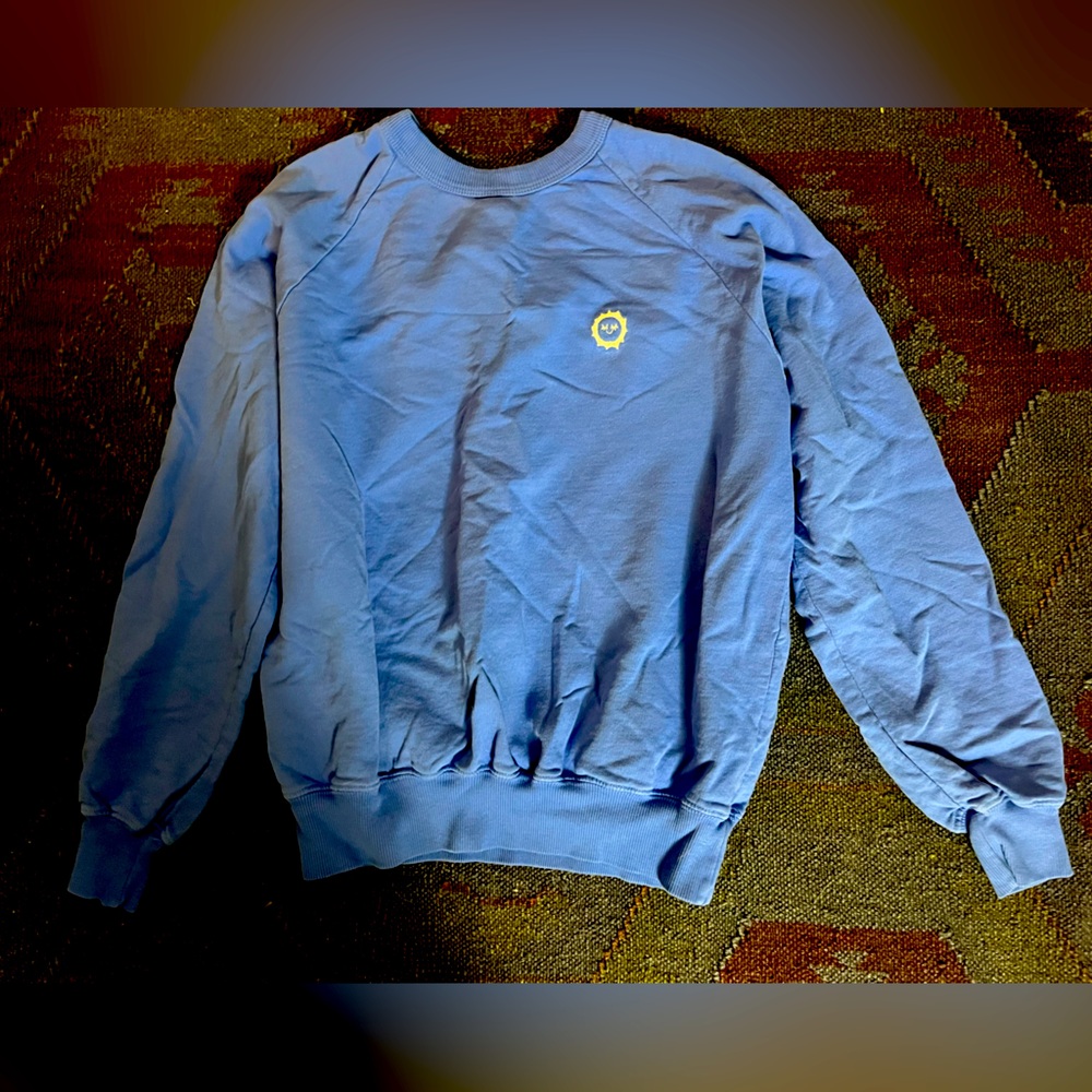 Big Bud Press sweatshirt in cornflower blue XS